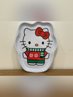 Sanrio Hello Kitty Holiday Tray in Red, Green & White